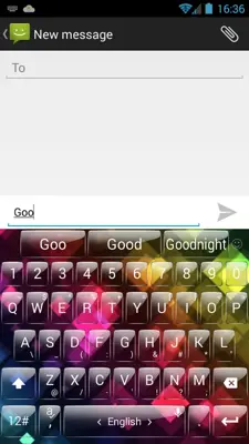 Theme x TouchPal Glass Rainbow android App screenshot 3