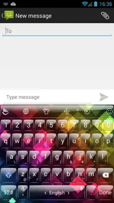 Theme x TouchPal Glass Rainbow android App screenshot 4